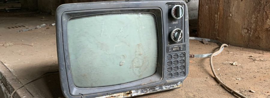 An old TV looking for where to sell scrap electronics